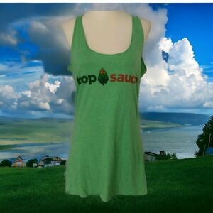 Jetty Apparel Co Women's Tank Top Shirt Pullover HOP Sauce Graphic NWOT Medium.